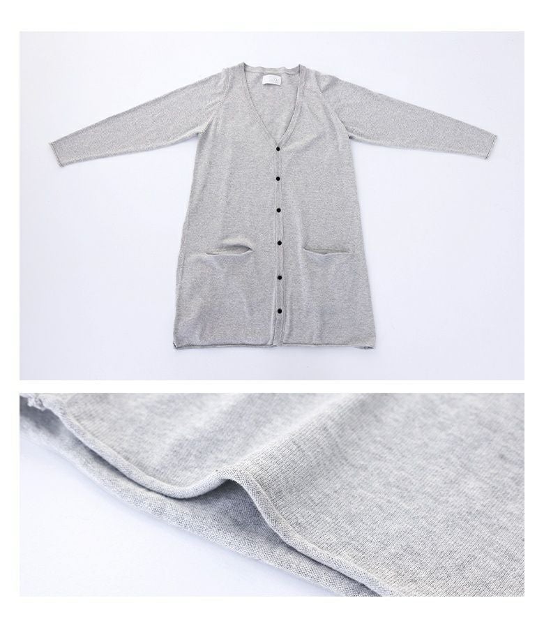 n'OrLABELロングカーディガン』