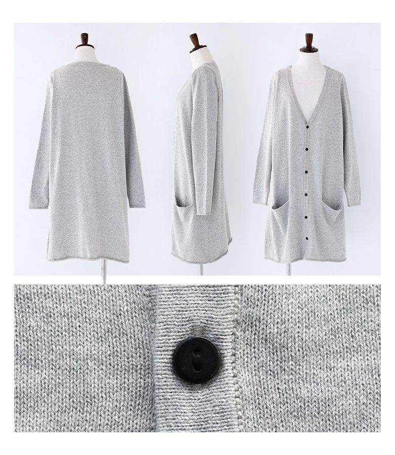 n'OrLABELロングカーディガン』