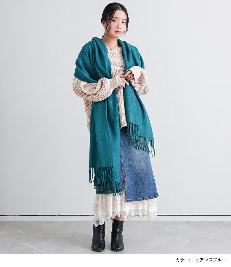 新品未使用！TODAYFUL♡フリンジストール♡ セール】【fuladd】ウールフリンジストール（ストール/ショール