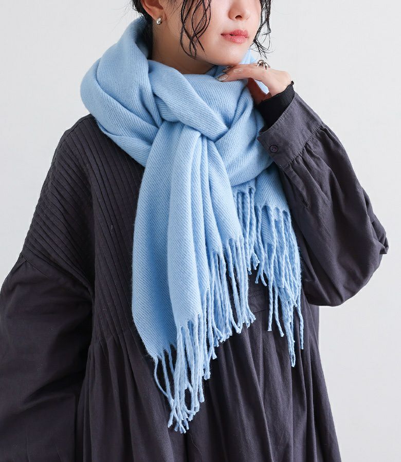 シンプル大判フリンジストール』