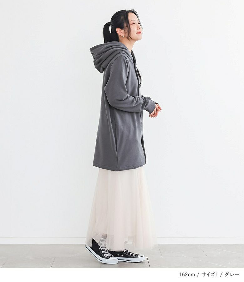 n'OrLABEL洗練フード付きデザインジャケット』