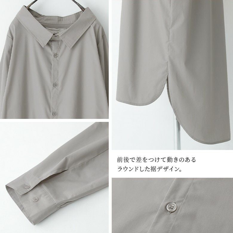 シンプルシャツワンピース n'OrLABELシンプルシャツワンピース』