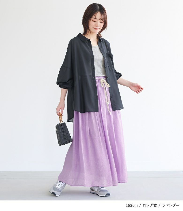 n'OrLABELふわさらロングスカート』レディースファッション通販サイト