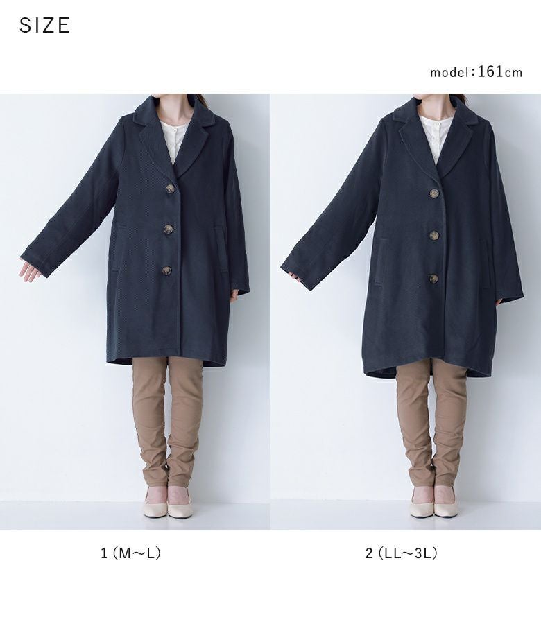 【新品】ànukeCollarlessCocoonCoat38ネイビーコート n'OrLABELロングジャケットコート』レディースファッション通販サイト