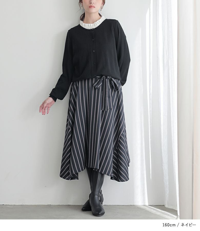 n'OrLABELクラシカルストライプスカート』レディースファッション通販