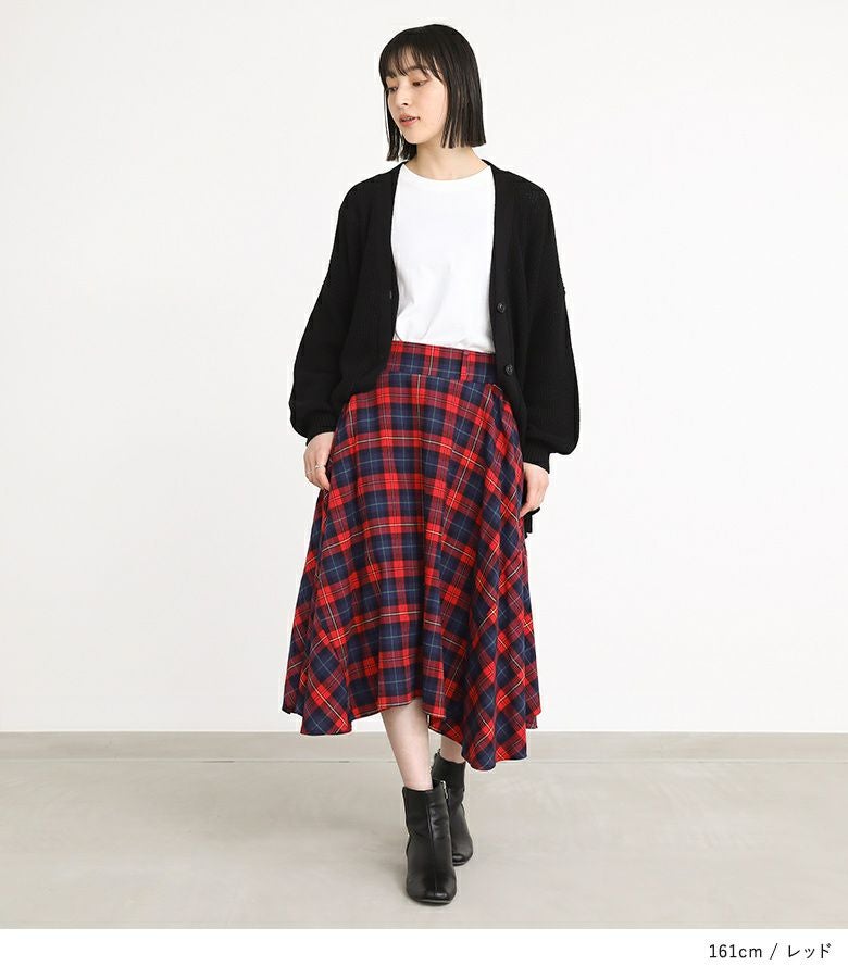 n'OrLABELクラシカルチェックスカート』レディースファッション通販