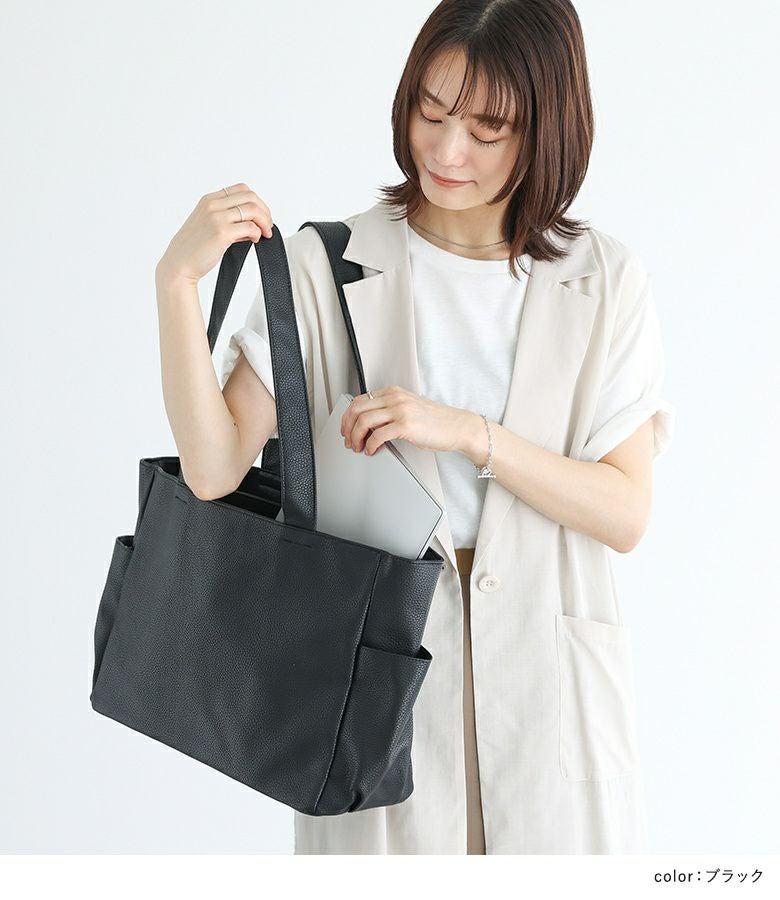 n'OrLABELフェイクレザートートバッグ』レディースファッション通販