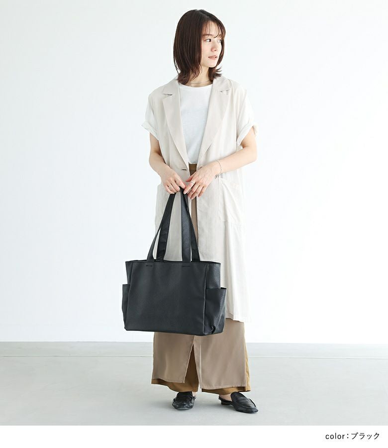 n'OrLABELフェイクレザートートバッグ』レディースファッション通販