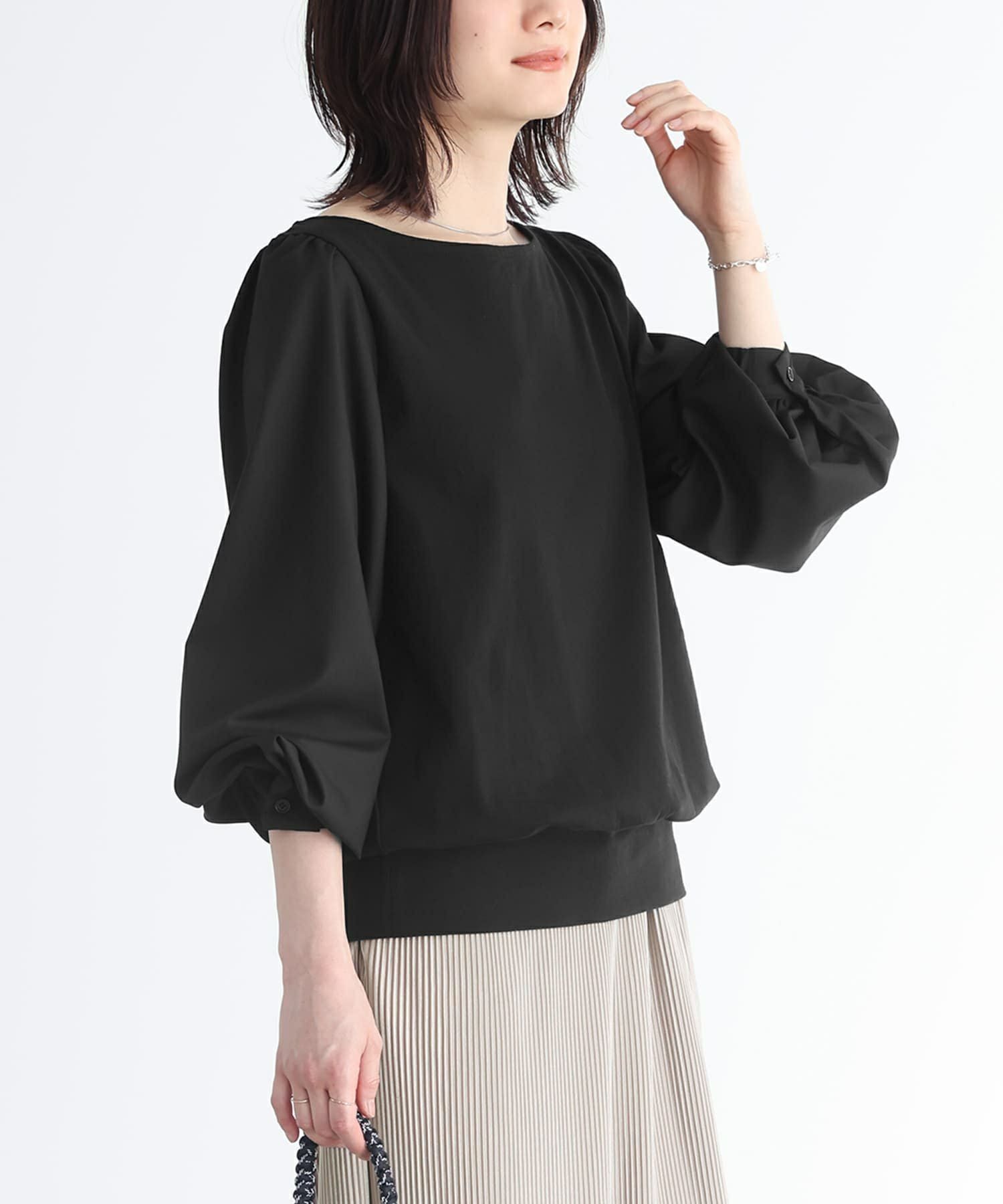 n'OrLABEL異素材MIX×配色デザインカットソー』