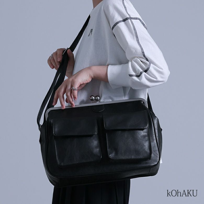 kOhAKUがま口ショルダーバッグ』レディースファッション通販サイトの