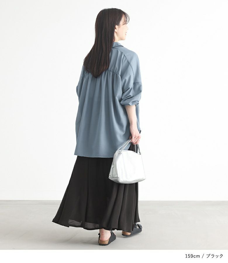n'OrLABELゆるひら涼スラブスカート』