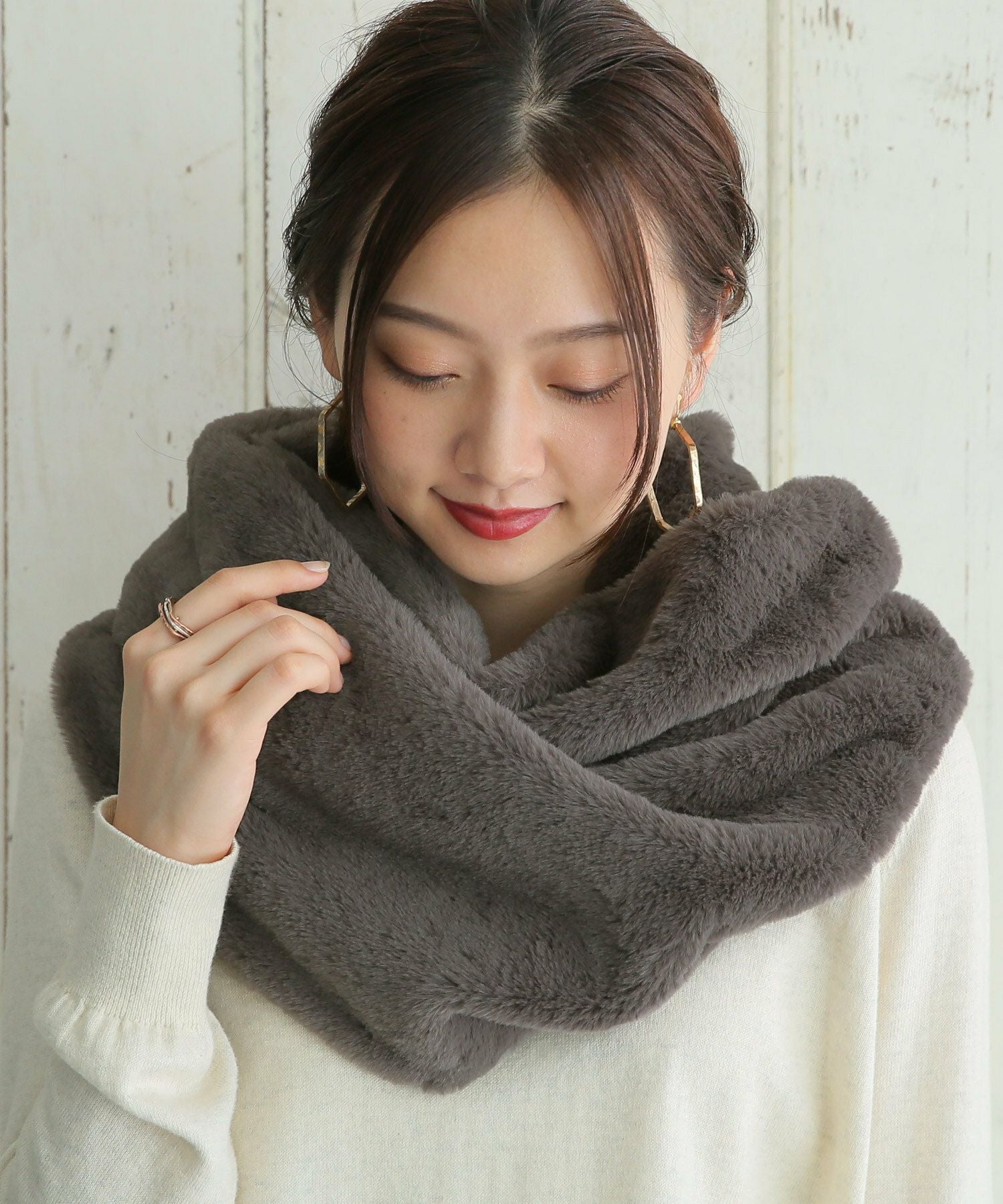 シンプルファースヌード』レディースファッション通販サイトのオシャレ