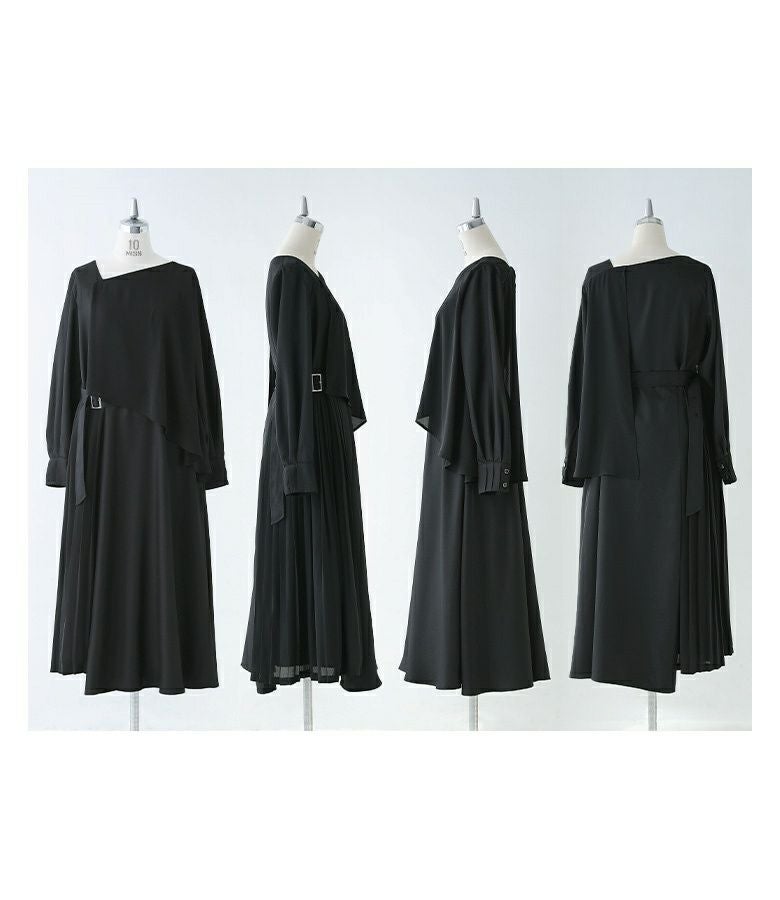 kOhAKUアシメデザインフレアワンピース』レディースファッション通販