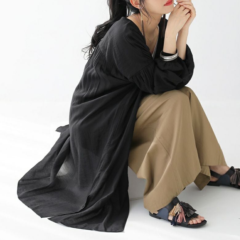 シアーロングカーディガン』