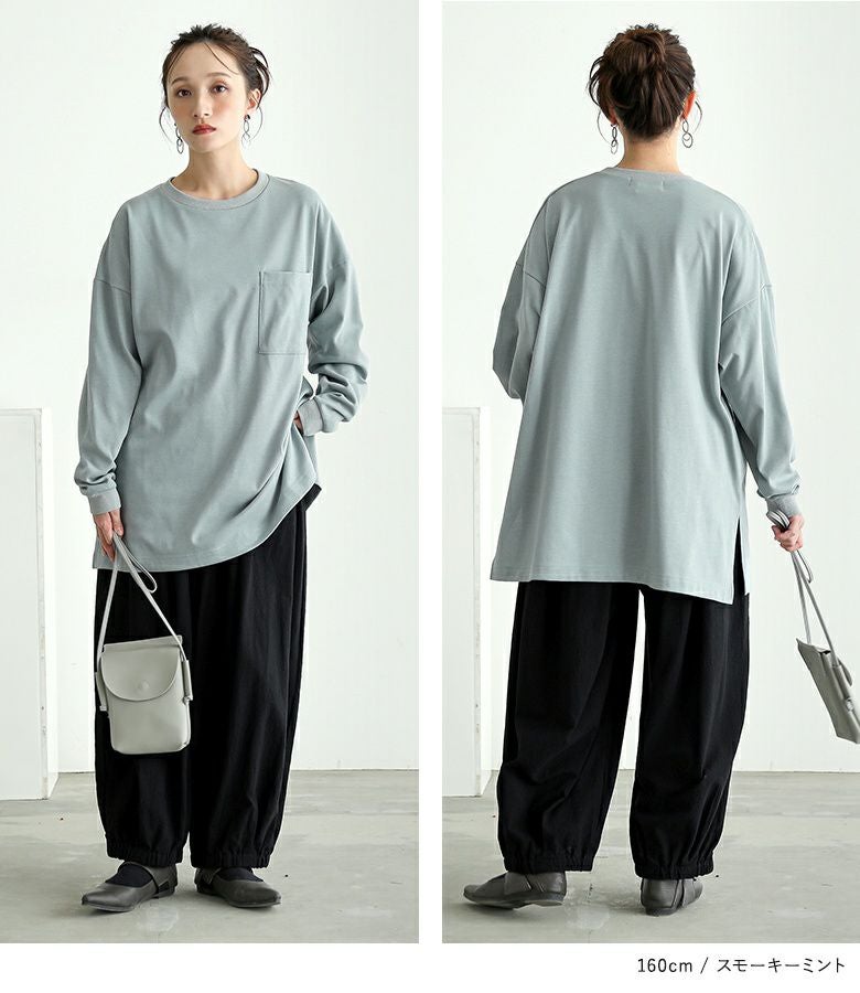 n'OrLABELポケットゆるロンT』レディースファッション通販サイトの