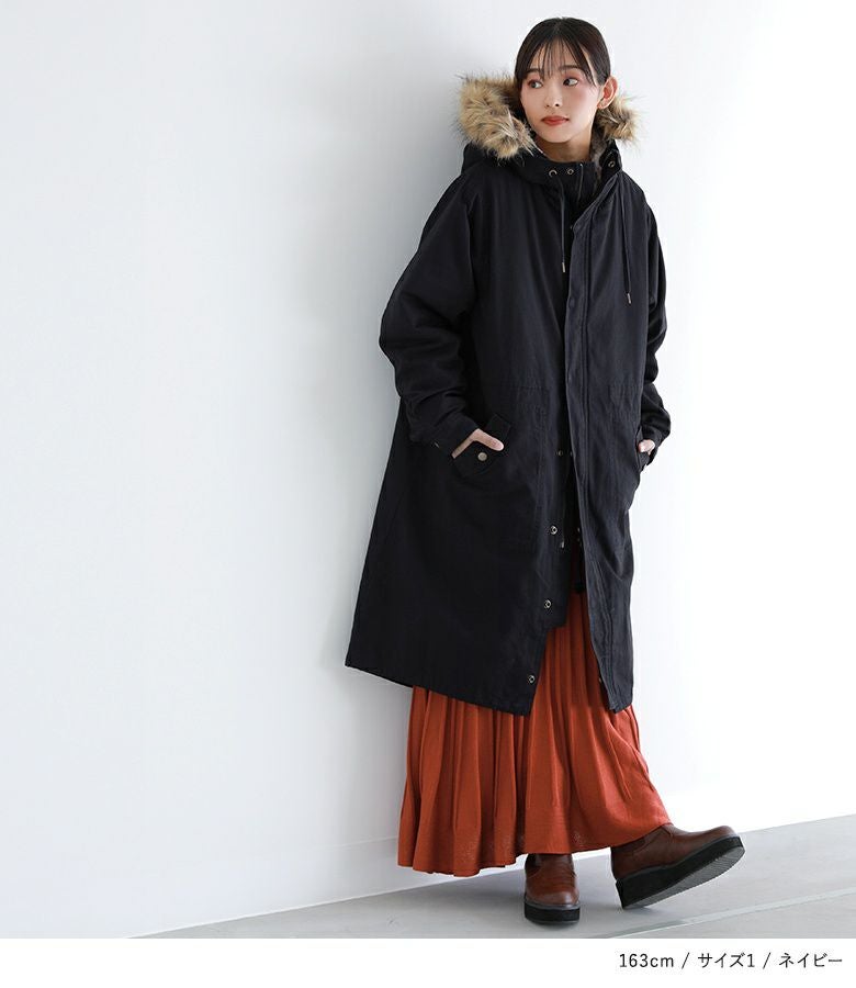 somari imaginationライナー付き3wayモッズコート』