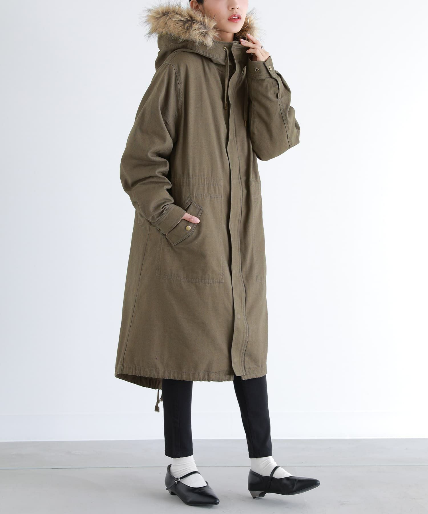 somari imaginationライナー付き3wayモッズコート』