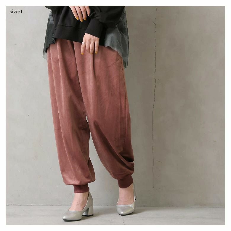 n'OrLABELベロアジョガーパンツ』