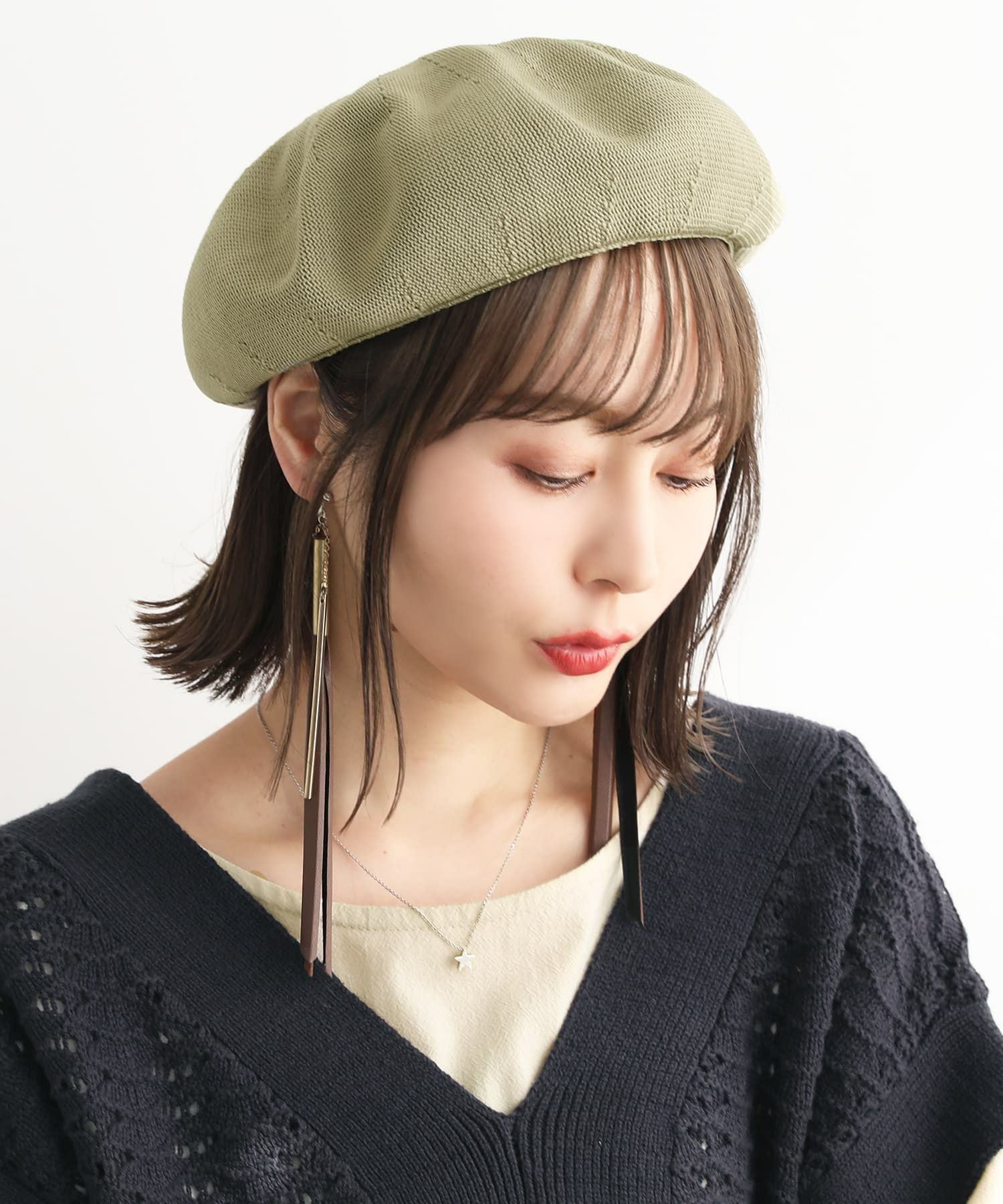 シンプルサーモベレー帽』レディースファッション通販サイトのオシャレ
