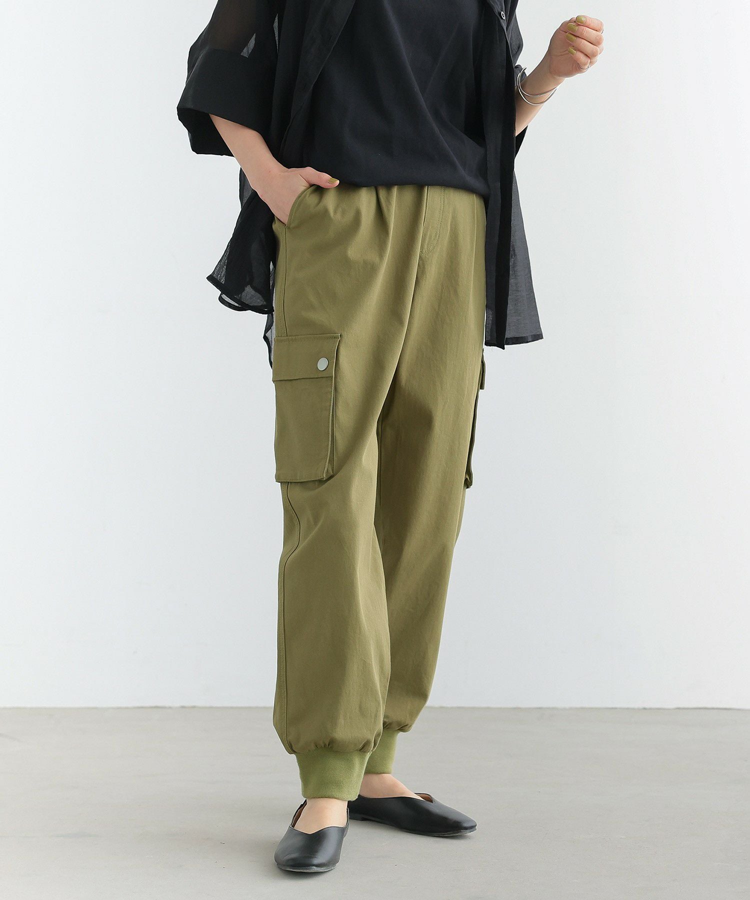 n'OrLABELストレッチジョガーパンツ』