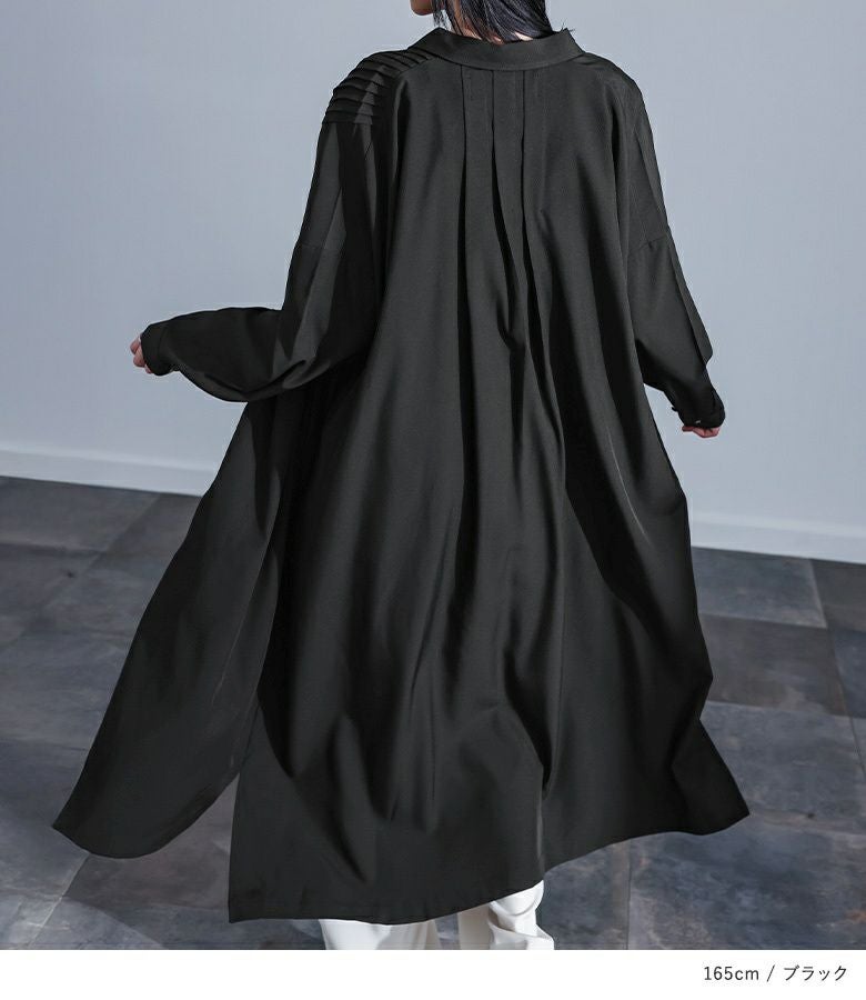 kOhAKUアシメピンタックシャツワンピース』