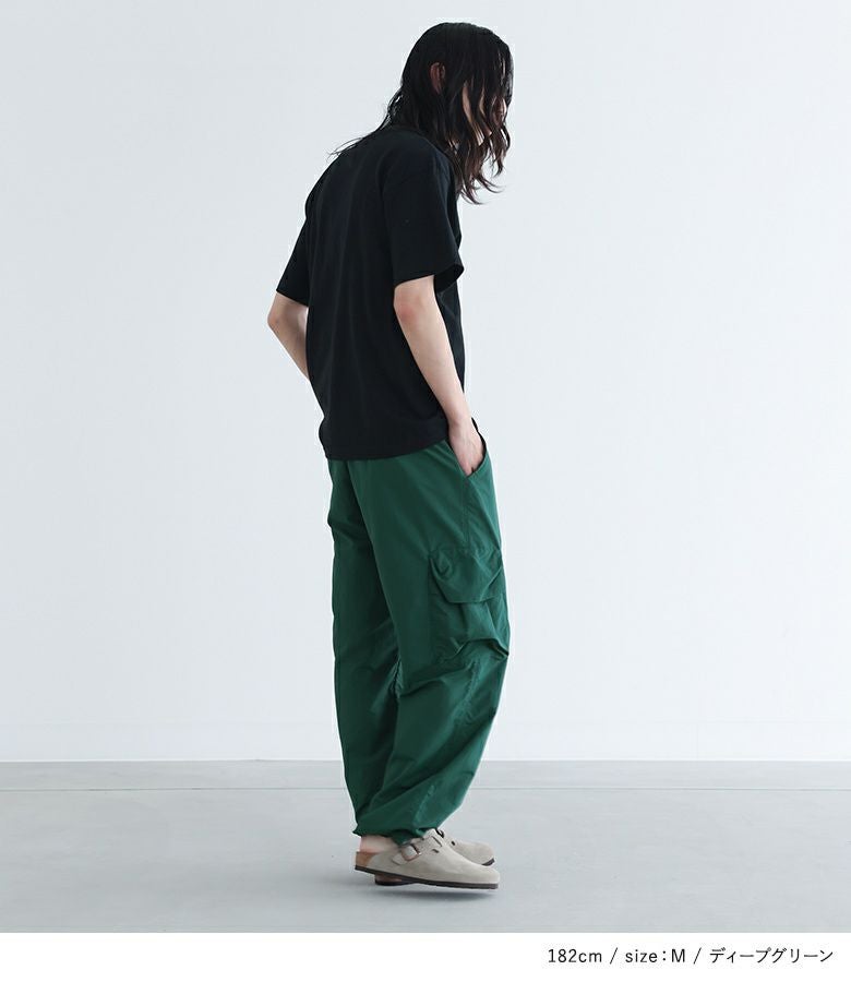 n'OrLABELひんやり冷感ナイロンカーゴパンツ』