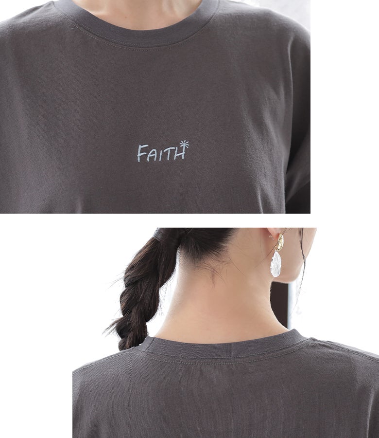 フラワーグラフィカルTシャツ』