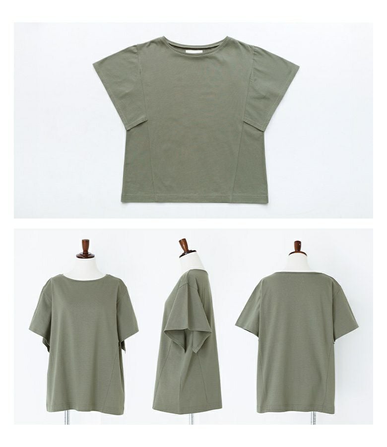 n'OrLABEL汗ジミ防止フレアスリーブTシャツ』