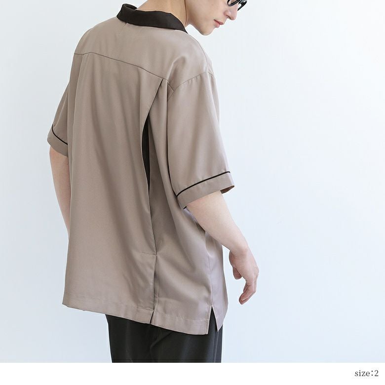 新品　M スカルワークス　トラ　半袖シャツ　ボウリングシャツ　刺繍　ベージュ ボーリングシャツ」に該当するトップスファッション通販 - ZOZOTOWN