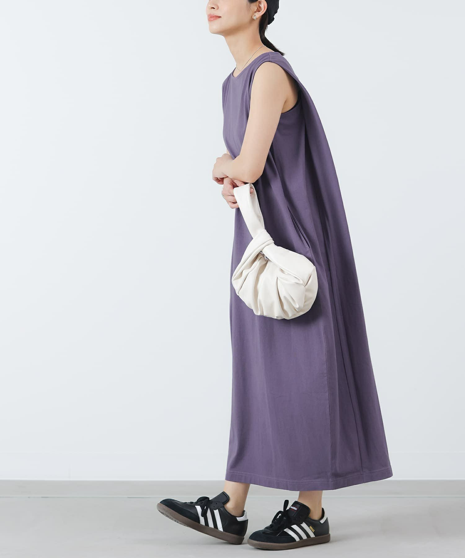 n'OrLABEL汗ジミ防止コクーンワンピース』