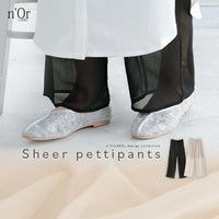 nOrLABEL(ノアールレーベル)裾シアーペチパンツ