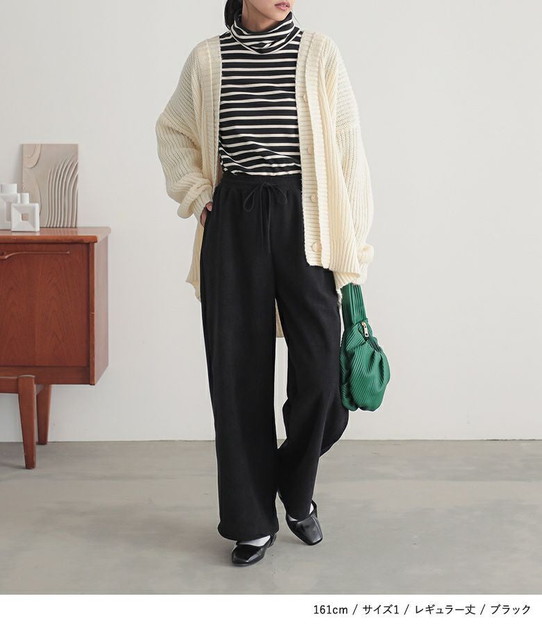 n'OrLABEL裏ベロアコーデュロイワイドパンツ』