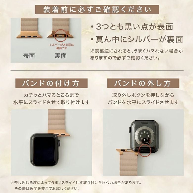 樹脂製スマートウォッチバンド』