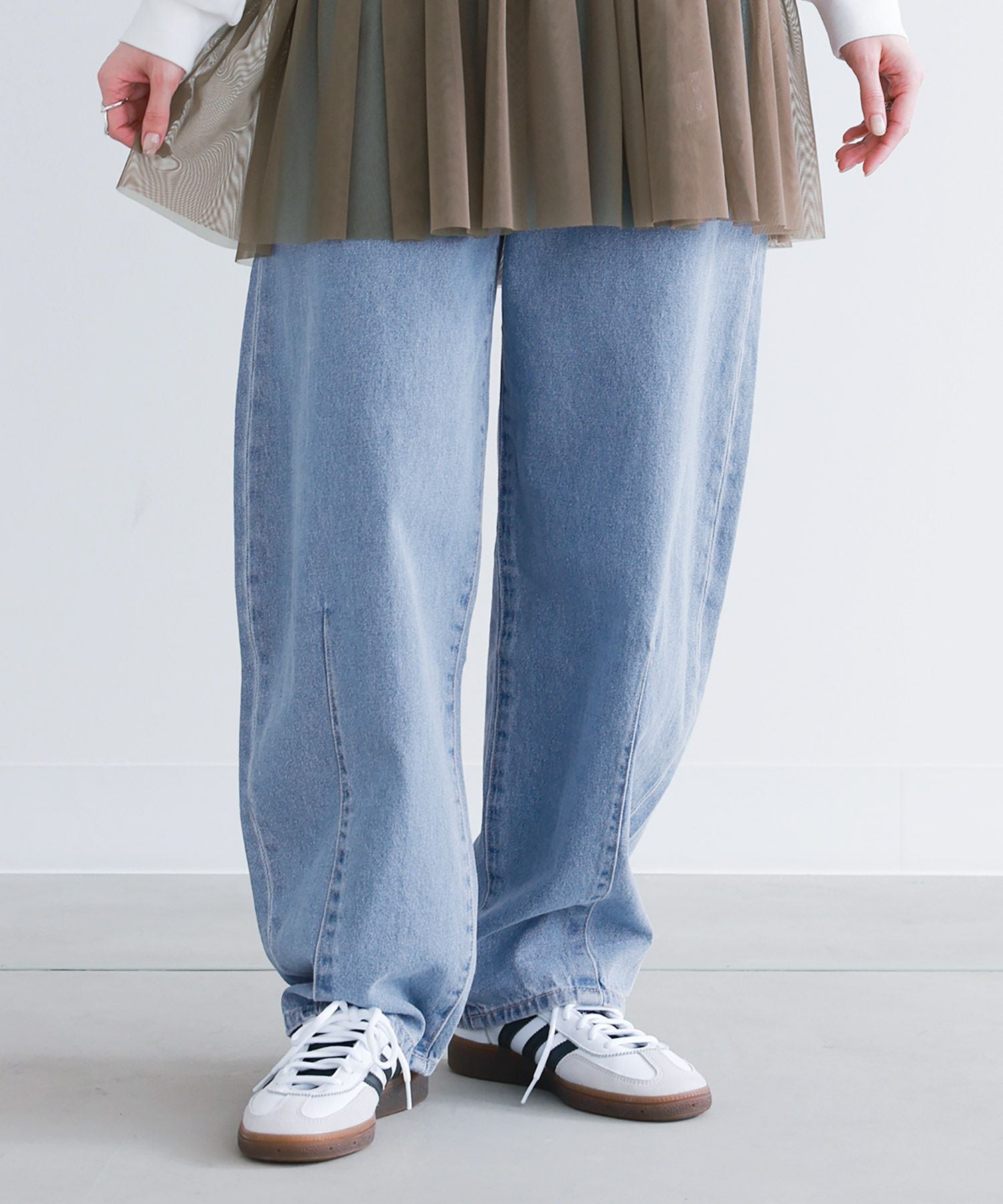 n'OrLABELカーブシルエットデニム』