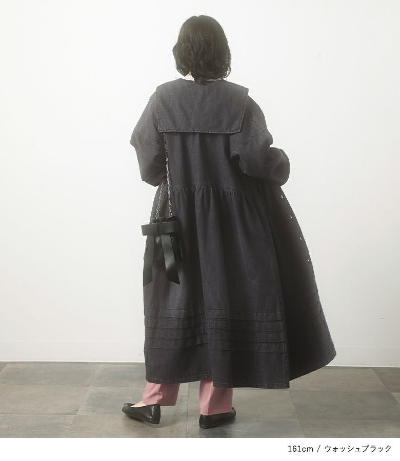 somari imaginationセーラーデニムワンピース』