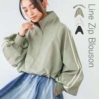 サイドラインショートブルゾン