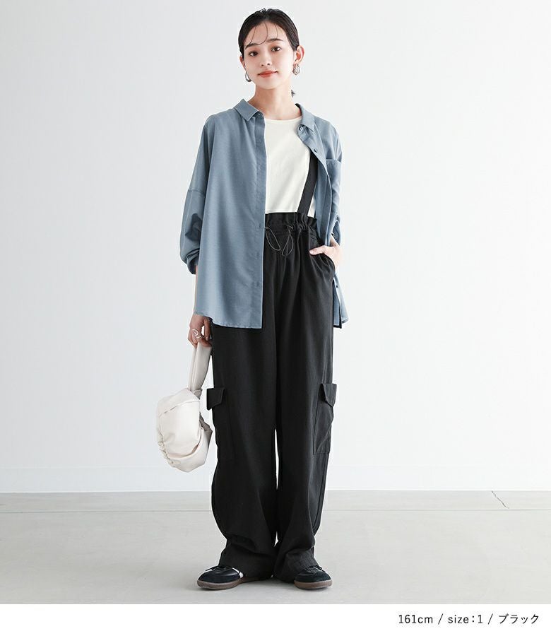 n'OrLABELウエストドロストサロペット』