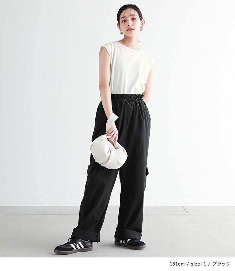 n'OrLABELウエストドロストサロペット』