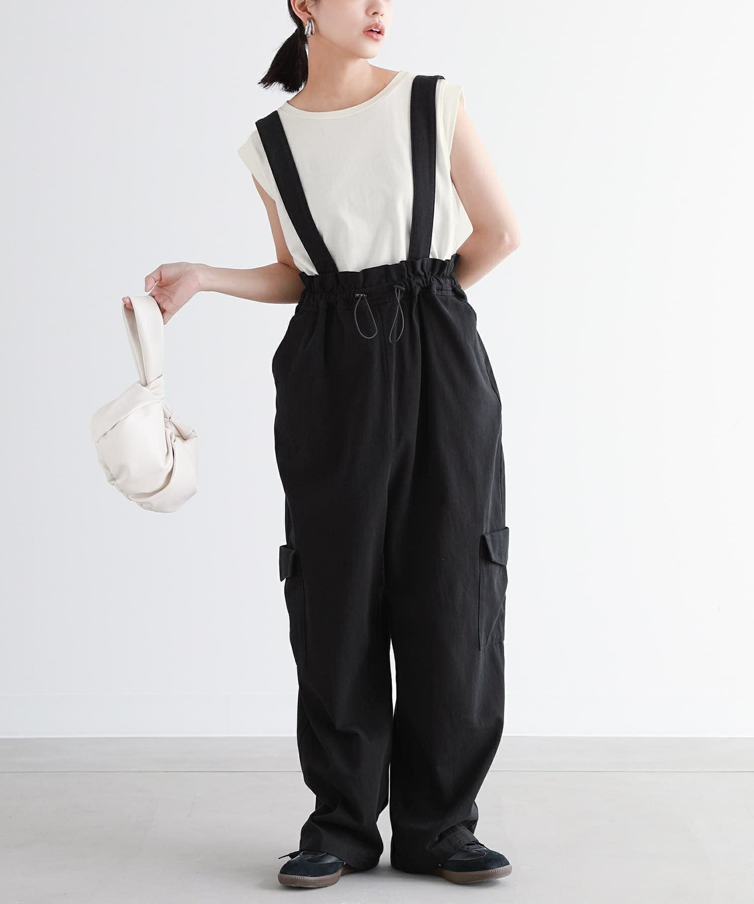 n'OrLABELウエストドロストサロペット』