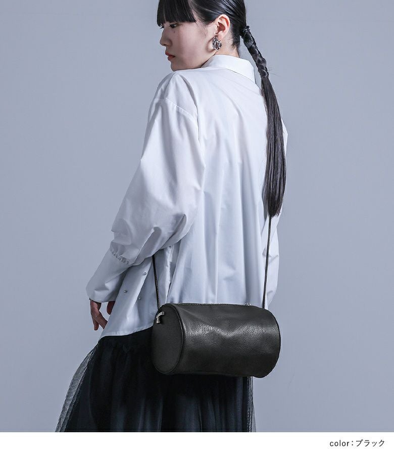 kOhAKU円柱型デザイン2wayショルダーバッグ』