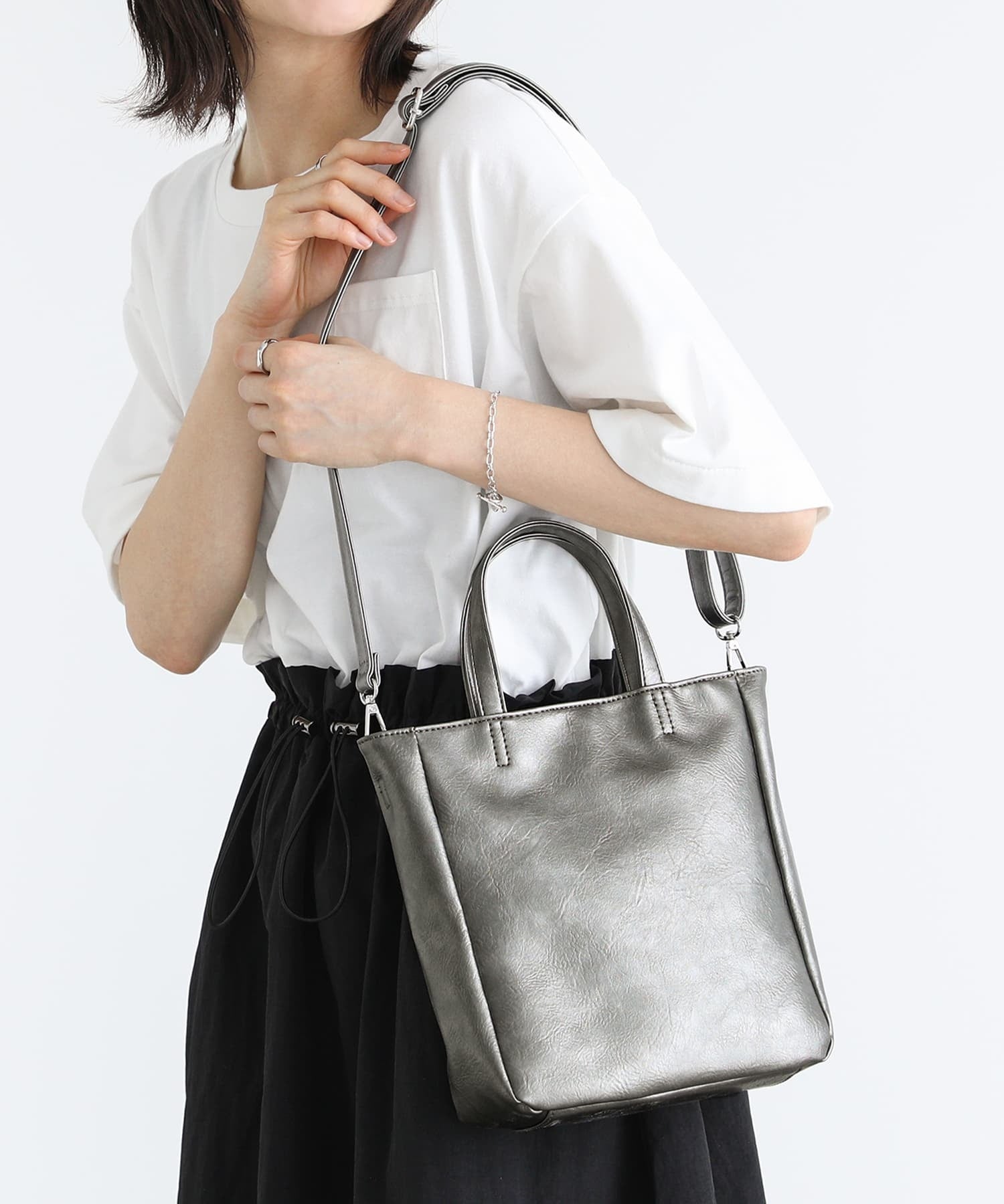n'OrLABEL2way縦型ショルダーバッグ』