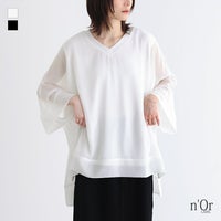 nOrLABEL(ノアールレーベル)レイヤードシアートップス