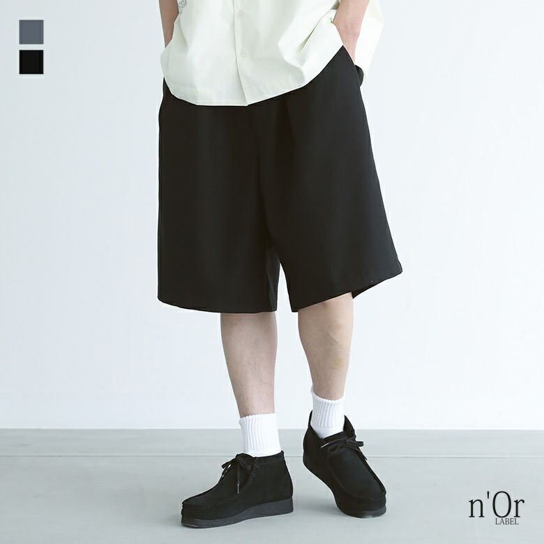 n'OrLABELワイドハーフパンツ』