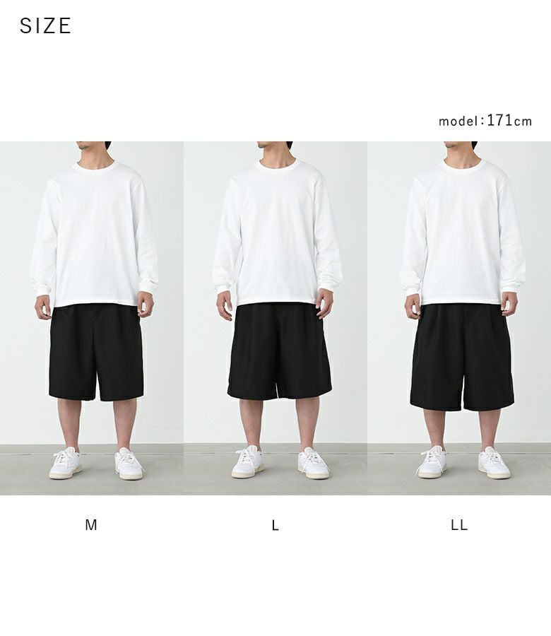 n'OrLABELワイドハーフパンツ』
