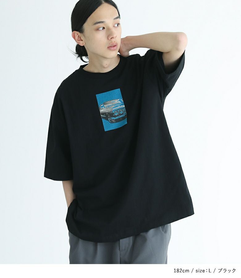 n'OrLABELフォトプリントTシャツ』