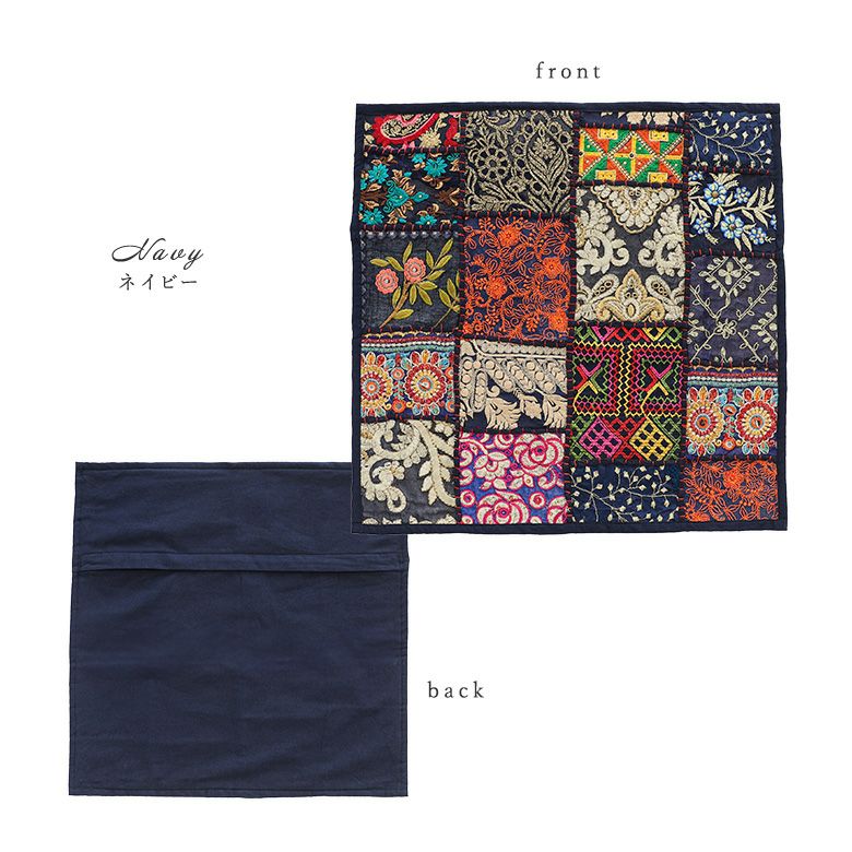 サリーパッチワーククッションカバー』