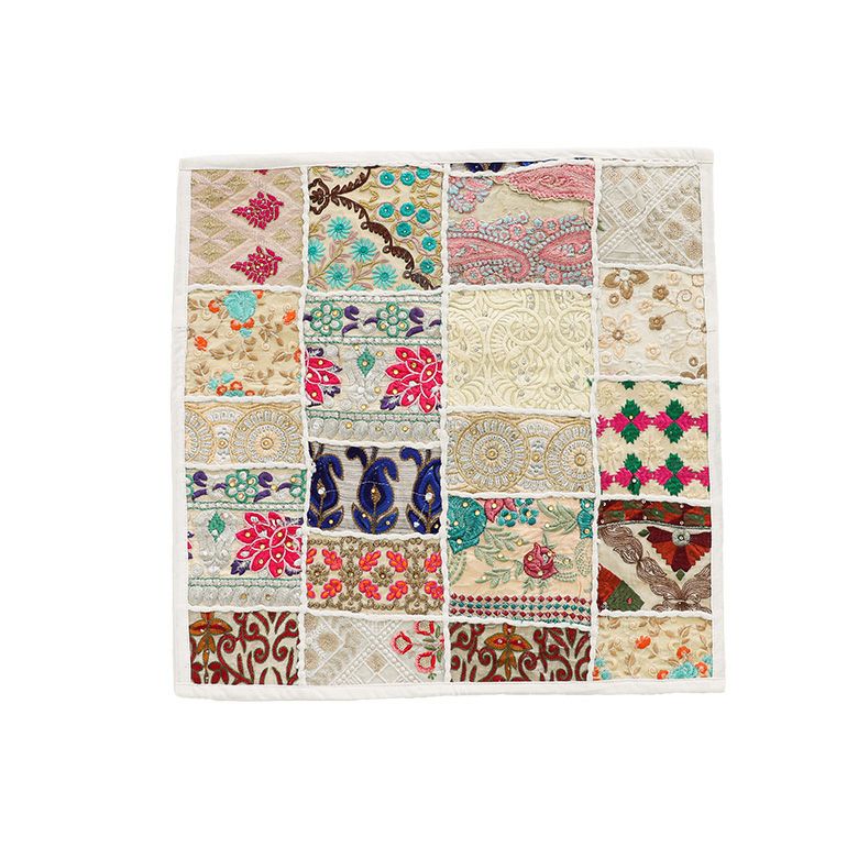 サリーパッチワーククッションカバー』