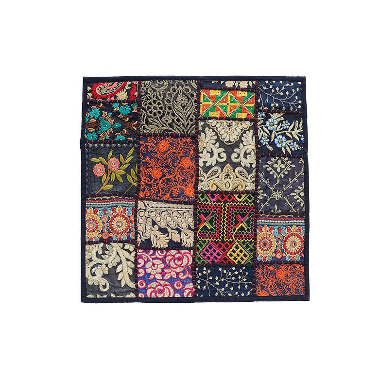 サリーパッチワーククッションカバー』