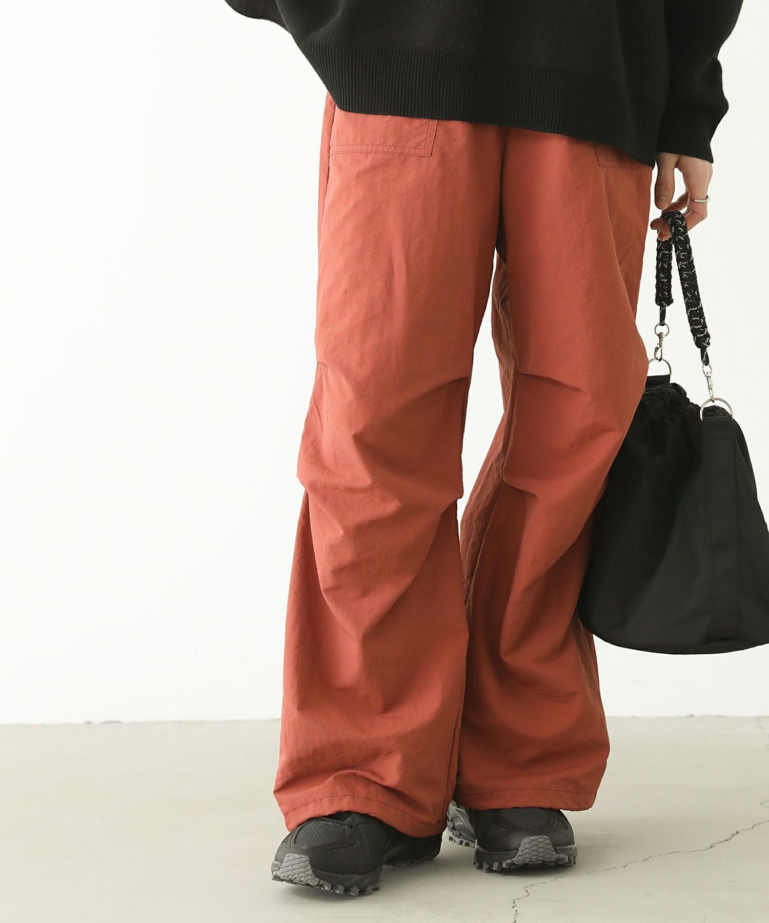 n'OrLABELナイロンパラシュートパンツ』