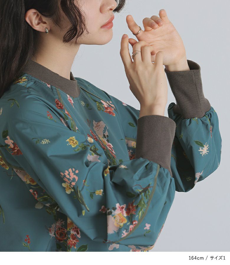 somari imagination花柄プリントワンピース』